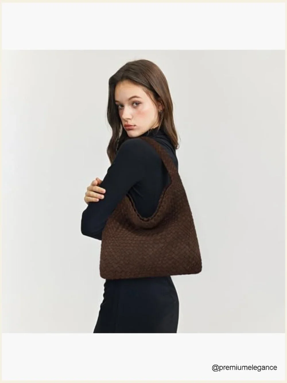 Vegan Leather Hobo Bag Top Handle Shoulder Tote Laptop
